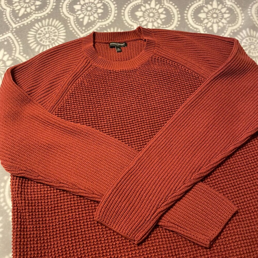 TWO Mens XL Banana Republic sweaters, EUC condition worn like 3 times each - Picture 6 of 12